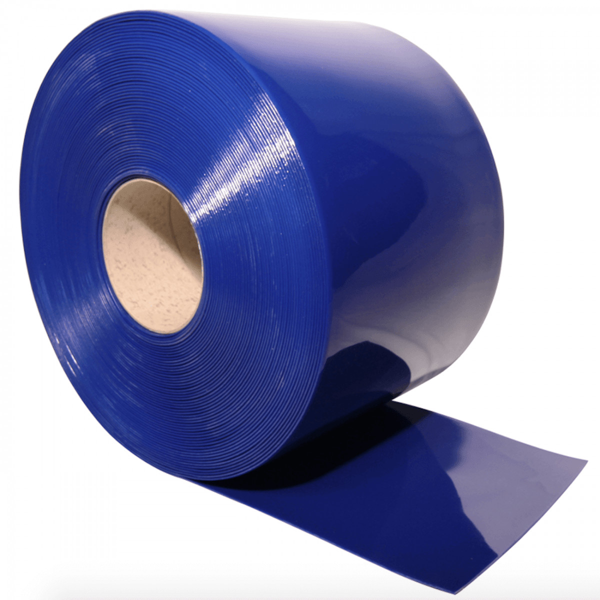 Синяя пленка для завес ПВХ непрозрачная