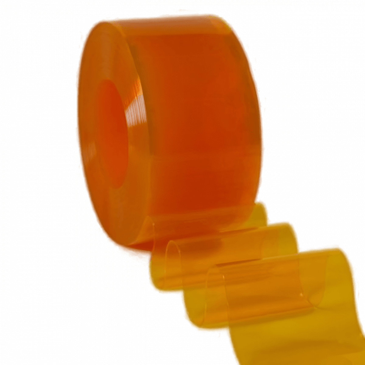 Желтая пленка для завес ПВХ полупрозрачная